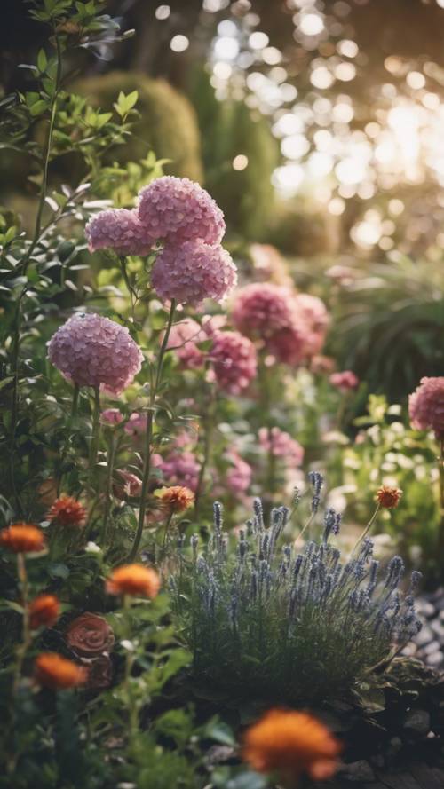 가족 구성원 각자가 가장 좋아하는 식물을 심고 꽃을 피우며 각자의 독특한 취향을 보여주는 아름다운 가족 정원입니다.