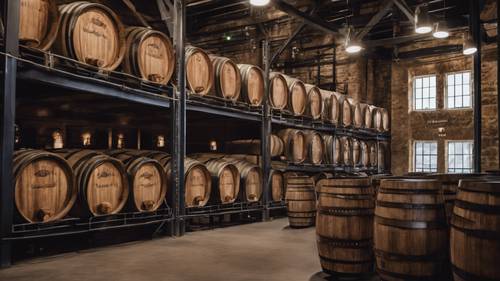 La experiencia Jameson en Midleton, Cork, que muestra una visita guiada a la destilería y los barriles de whisky.