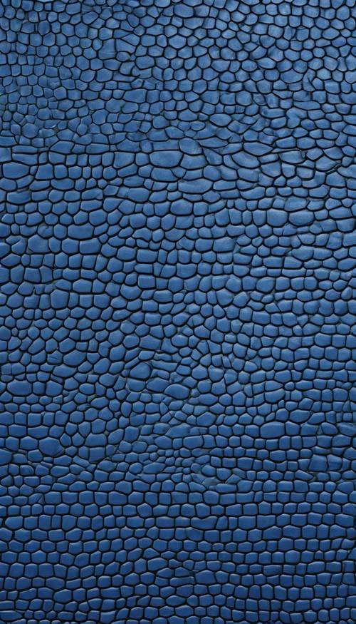 Pola tekstur kulit reptil biru royal yang mulus.