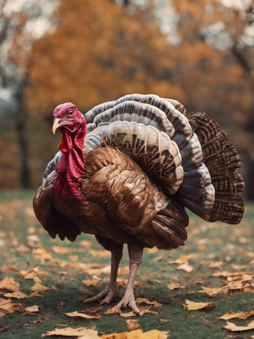 Universally recognisable icon of a turkey with the word Thanksgiving. Divar kağızı [6fd047a3735a4d1cbbb0]