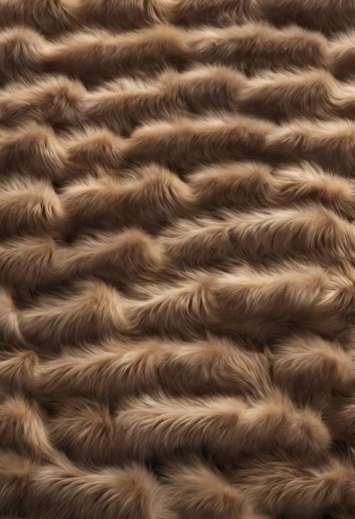 무한한 패턴으로 배열된 회색곰 털.
