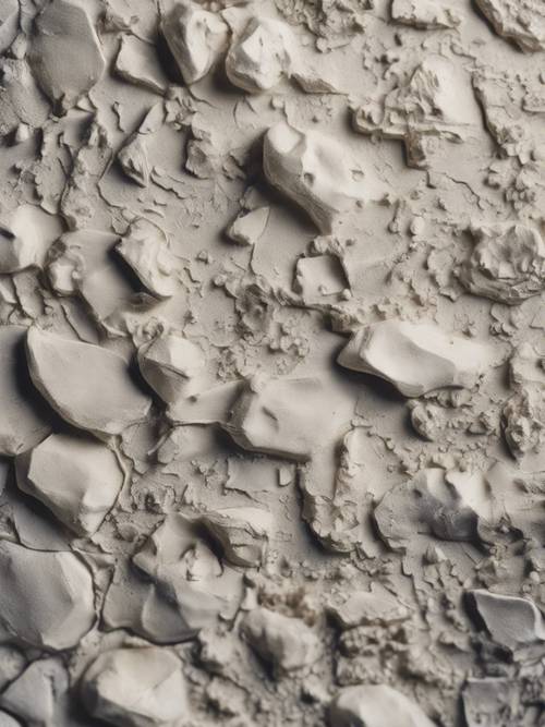 Close-up look of a plaster surface with a unique hand-made texture.