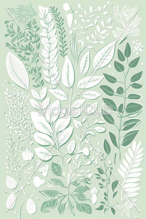 Green Pattern Wallpaper [5145fb4ebf6a4ace8300]