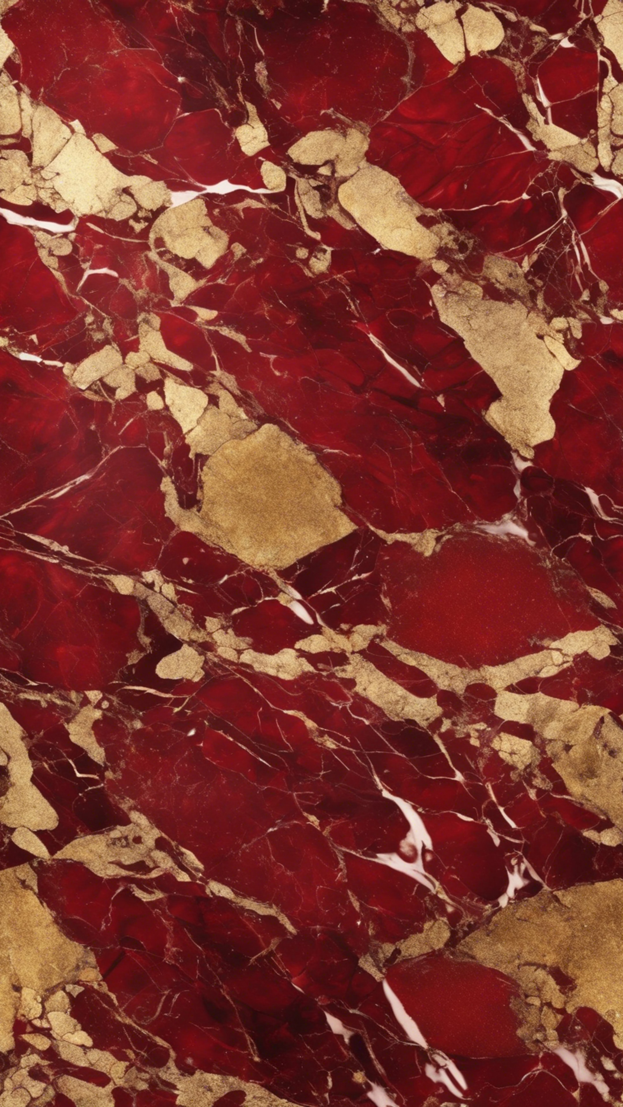 A play of rich red and shiny gold in a seamless marble pattern. Tapetai[c352f9871c3046a1a297]