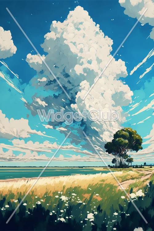 Anime Landscape Wallpaper [4589ca59806e44ddb02e]