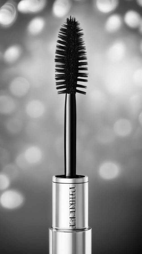 A sleek, black mascara tube emphasizing an extremely elegant design.