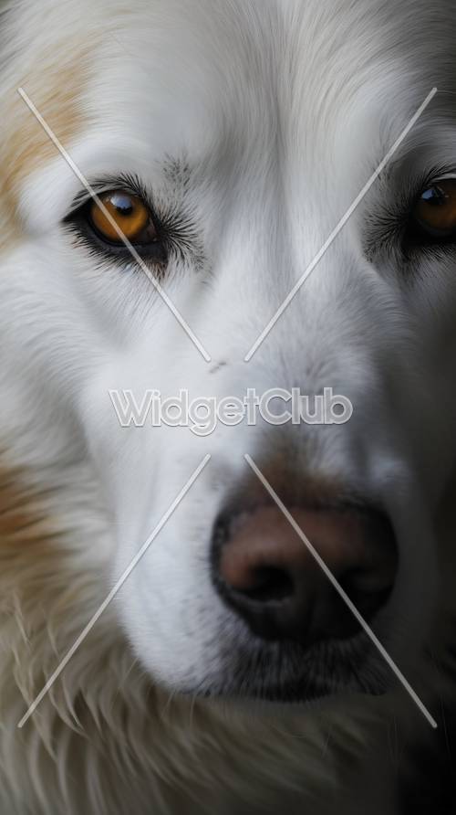 Close-up Mata Husky yang Menakjubkan