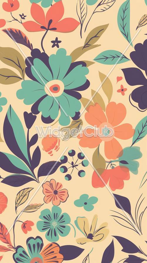 Vintage Flower Wallpaper [c5d71ba7334749428149]