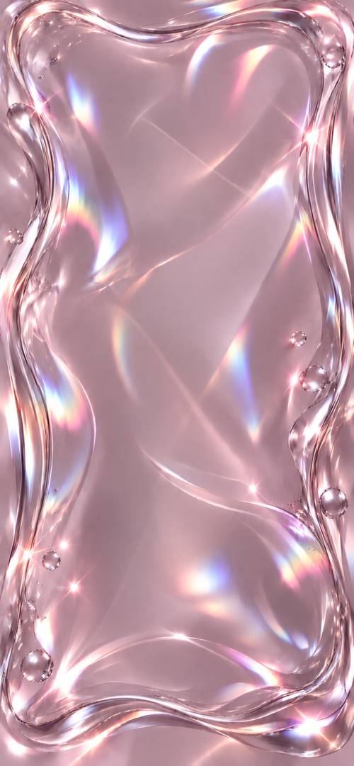 Shiny Rainbow Sparkles on Pink Wallpaper [e09f10682f794112a74c]
