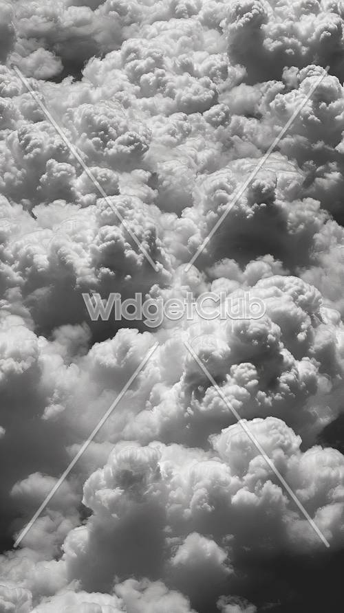 Những đám mây mịn màng trên bầu trời