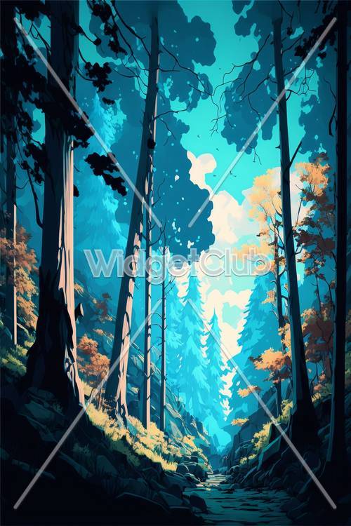 Anime Forest Wallpaper [6248367c6f974e84b3cc]