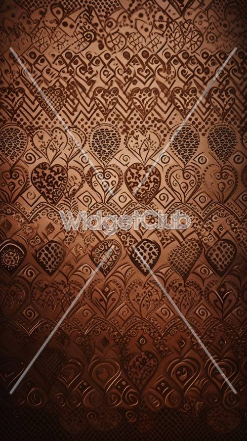 Decorative Hearts and Patterns Design