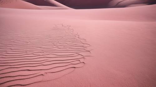 Una citazione sull&#39;onestà incisa nelle ombre di un paesaggio desertico rosa sotto il sole di mezzogiorno.