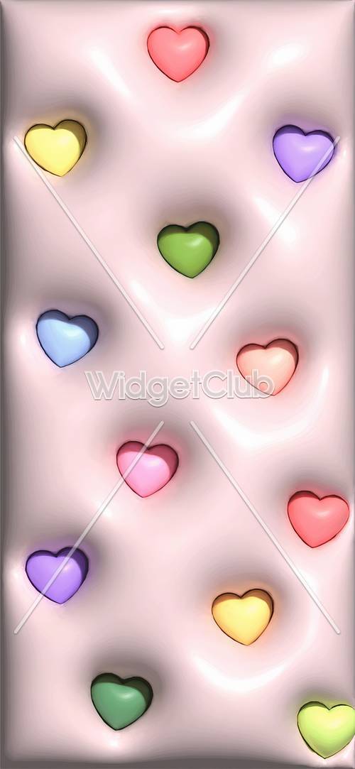Красочные сердечки для вашего экрана