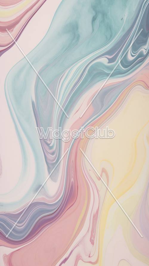 Swirling Colors Abstract Art