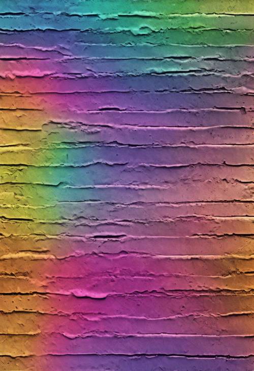 A grungy rainbow-colored seamless pattern displayed in spray paint textures. Tapet [bb07f16b9ee24a3f9b85]