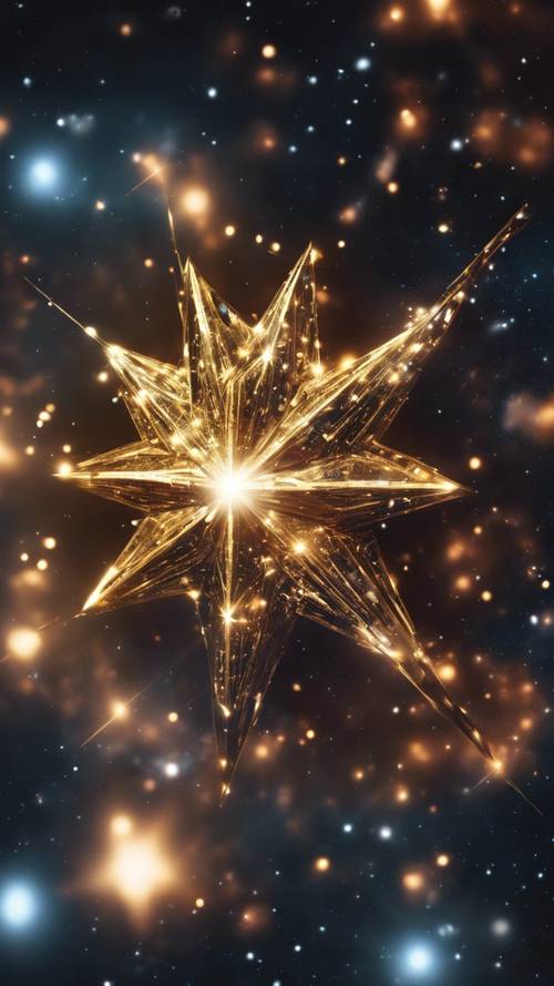 Cận cảnh một ngôi sao Y2K tỏa sáng trong không gian sâu thẳm.