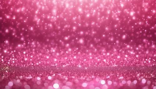 ピンクのキラキラ模様が明るい色から濃い色へと移り変わる壁紙