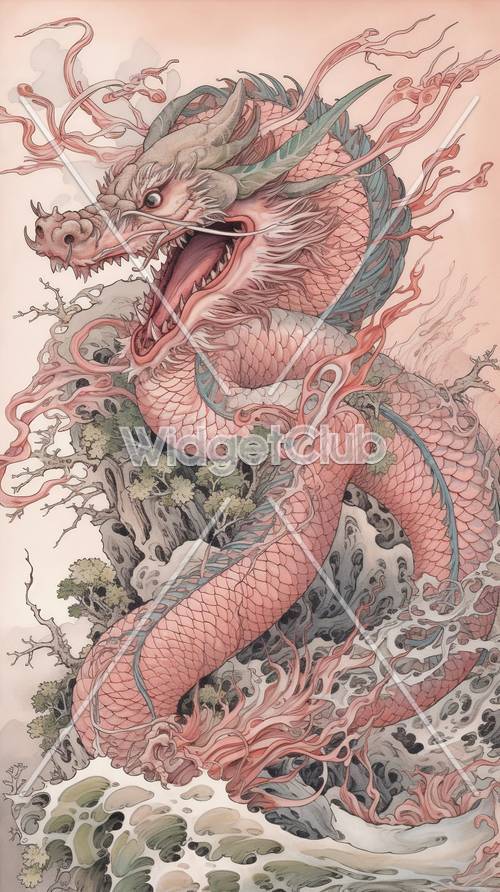 Mystical Dragon Art for Your Screen