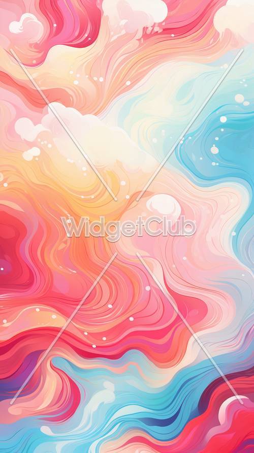 Colorful Swirls and Clouds for Your Screen Tapet [7a8bf88479634cab99cb]