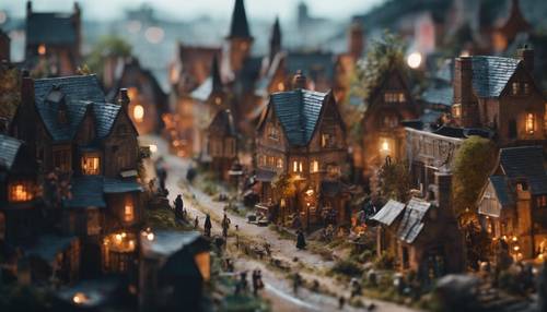 一座想像中的城市，女巫、術士和魔法生物和諧共存。