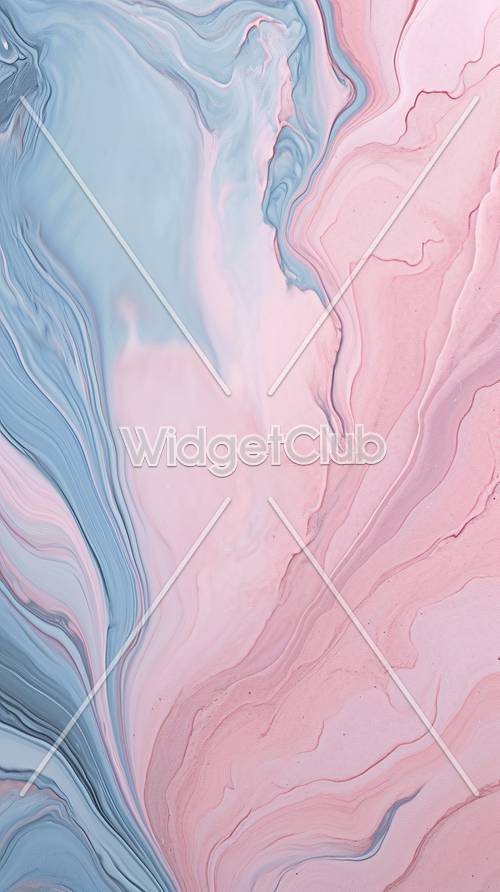 Soothing Pink and Blue Swirls