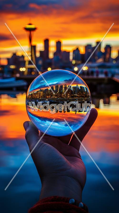 Crystal Ball Sunset City View