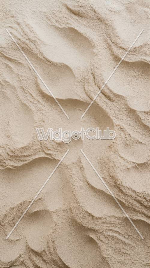 Песчаные волны на пляже