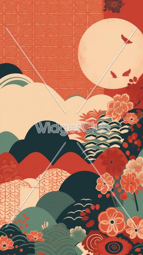 Red Japanese Wallpaper [bab6fb4d692b4152a979]