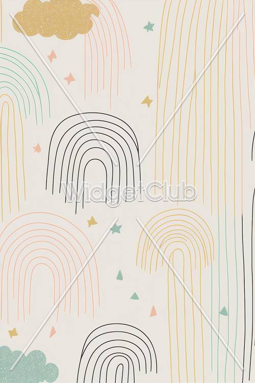 Pastel Rainbow Wallpaper [7c4375021110461ba805]