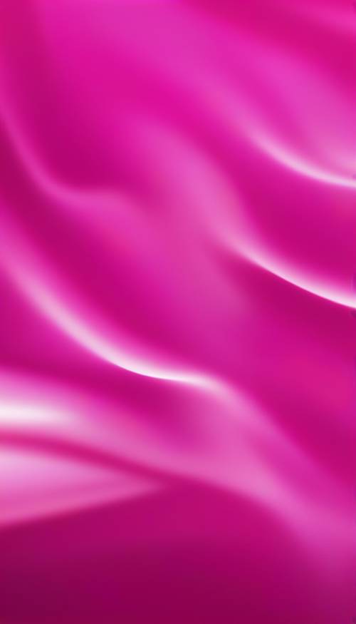 明亮的热粉色抽象设计，带有旋转的流畅线条。