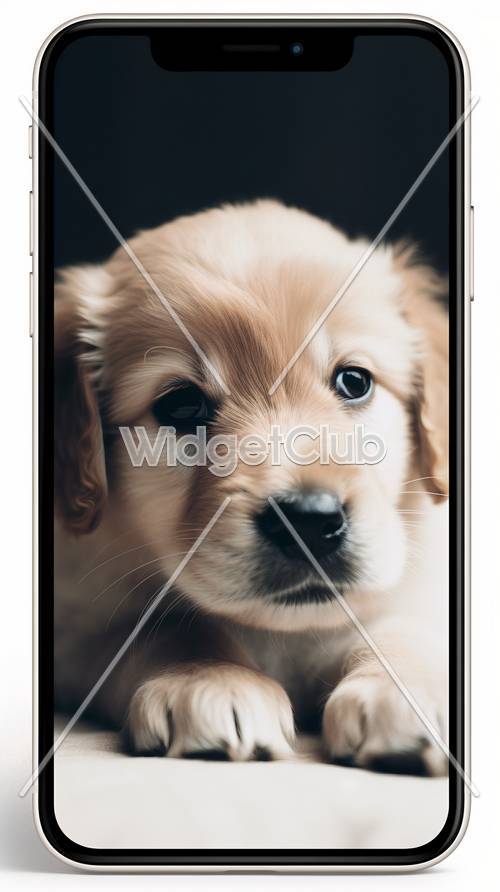 Hình ảnh chú chó con dễ thương cho màn hình của bạn