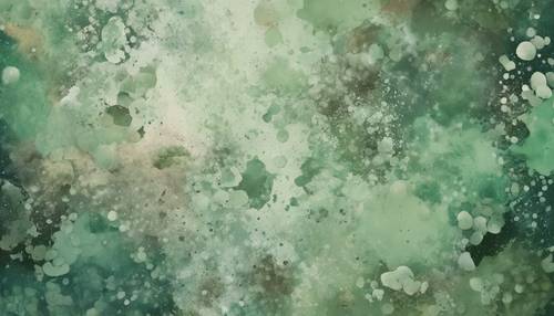 Abstract canvas with splatters of sage green and muted tones. Wallpaper [5f269a5d3c194a1787c6]