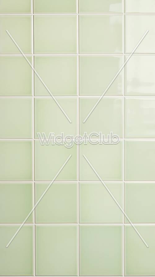 Patrón de mosaico verde claro para tu pantalla