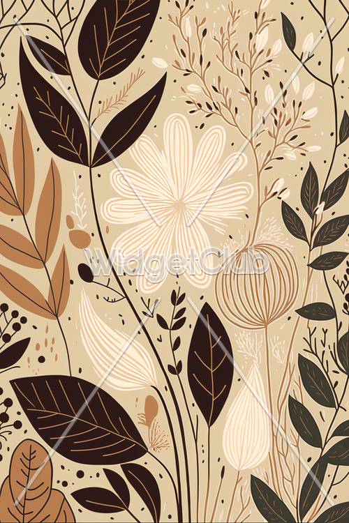 Beautiful Floral Design for Your Screen