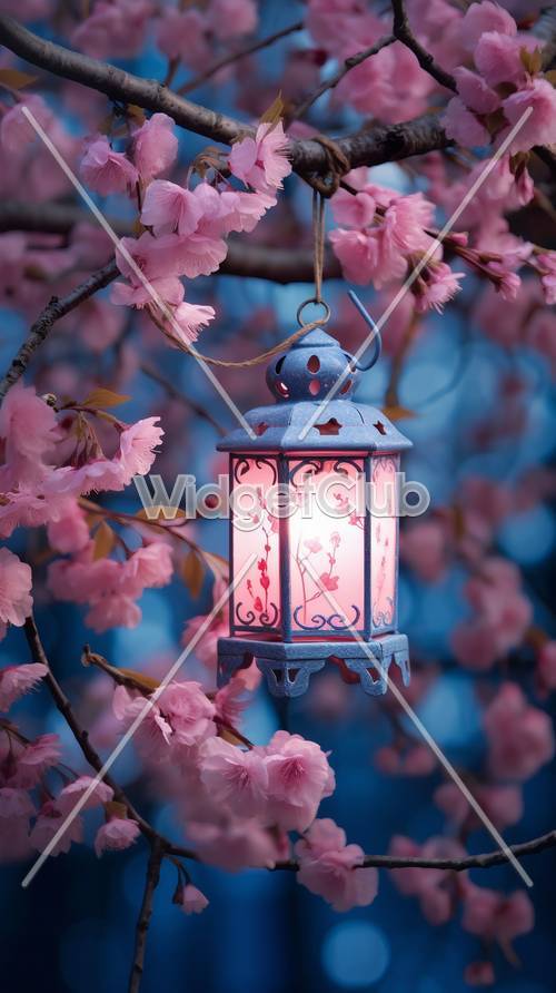 Cherry Blossoms and Lantern Festival
