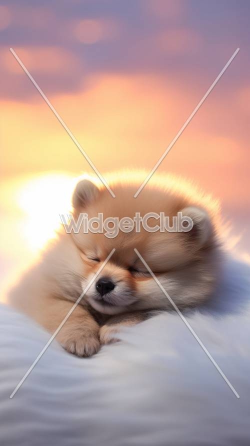 Sleeping Puppy Dreams壁紙[213ac305e755452598bf]