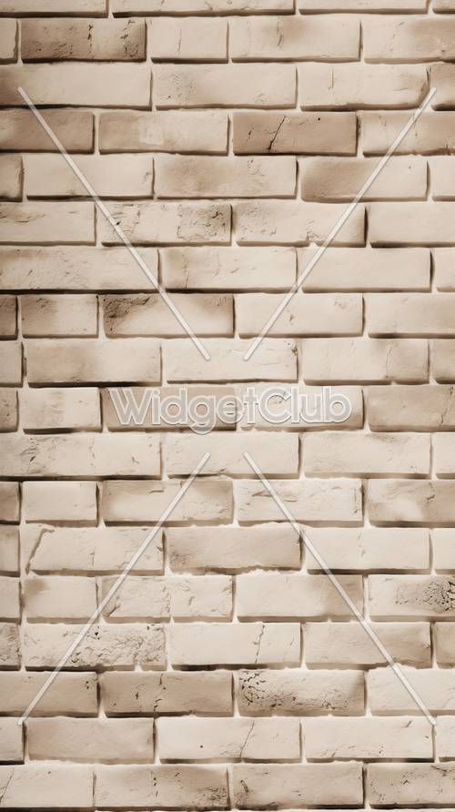 White Brick Wall Background for Your Screen