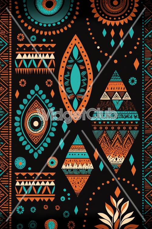 Tribal Patterns in Bright Colors
