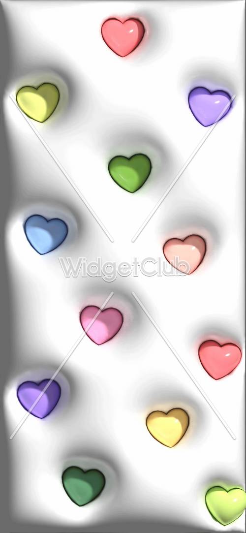 Colorful Hearts for Your Screen
