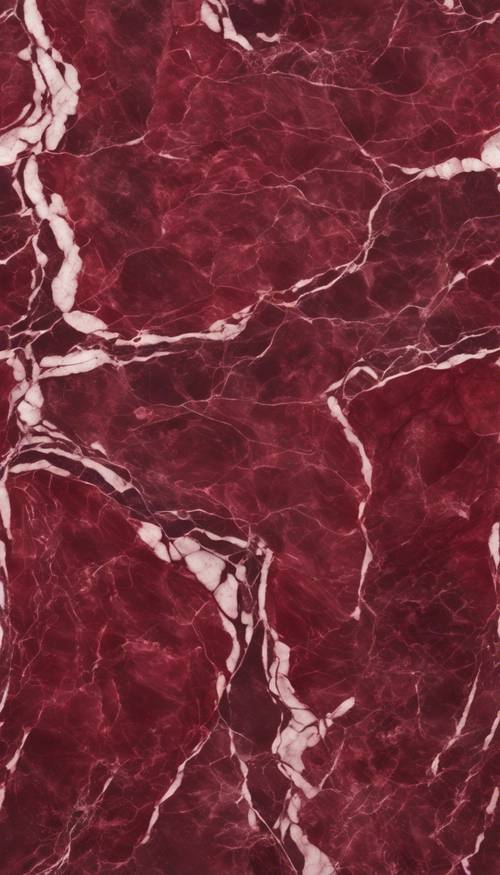 A close-up of seamless shiny burgundy marble