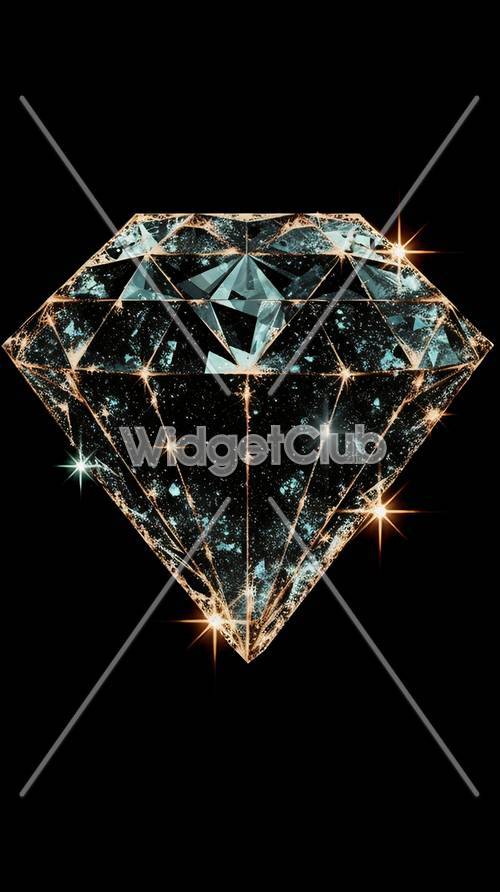 Shimmering Cosmic Diamond