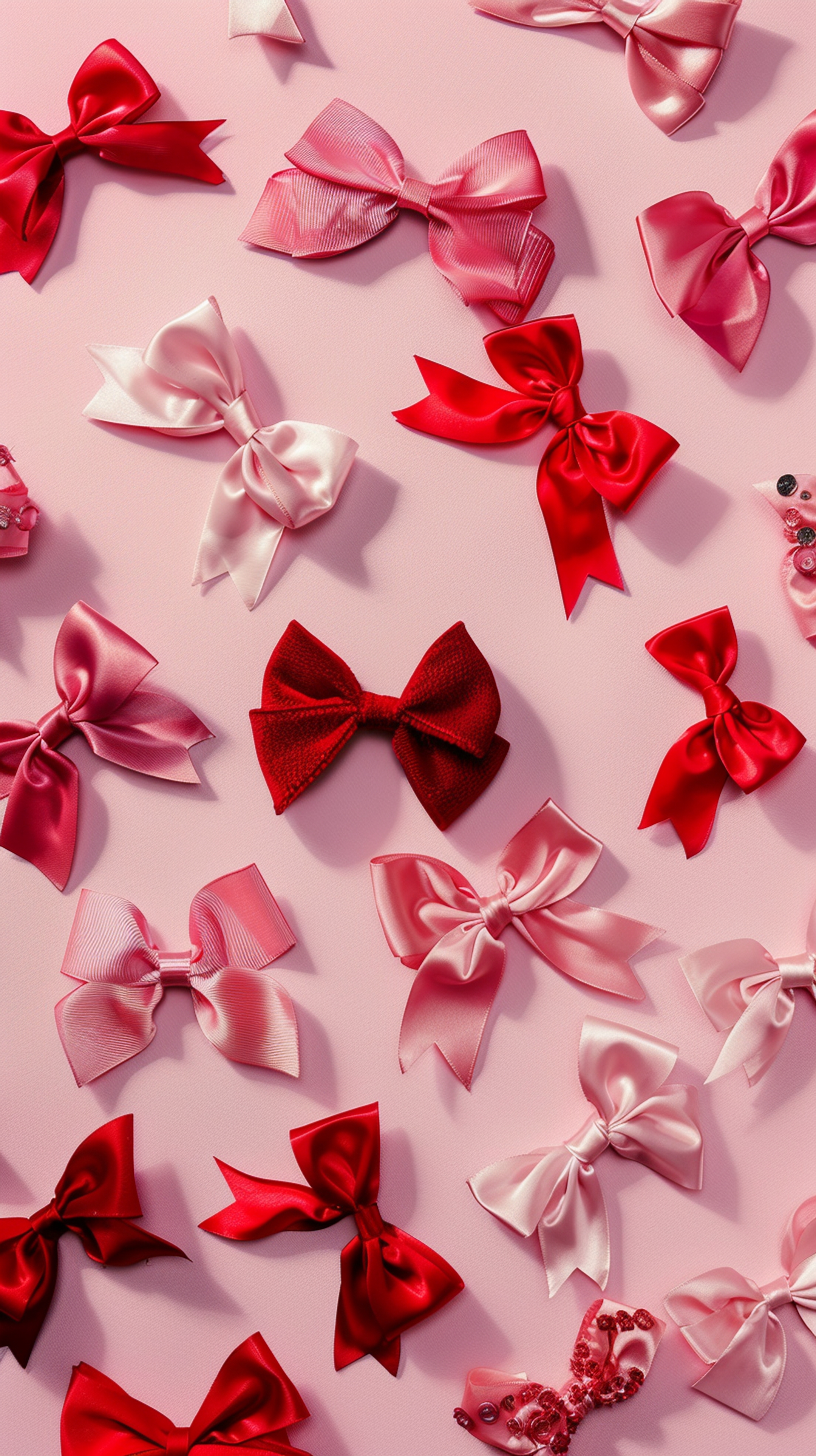 Pretty Pink Bows for Your Screen Ფონი[b7a269512d7d4883b181]