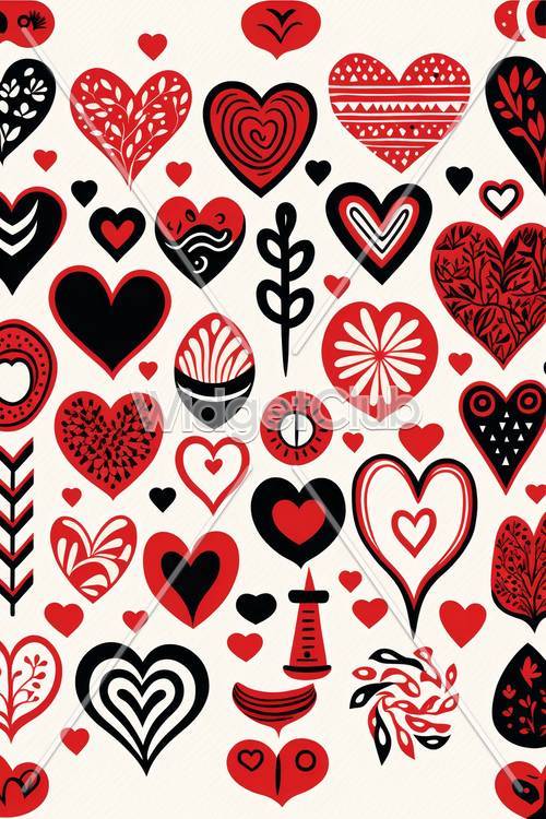 Colorful Heart Patterns for Kids