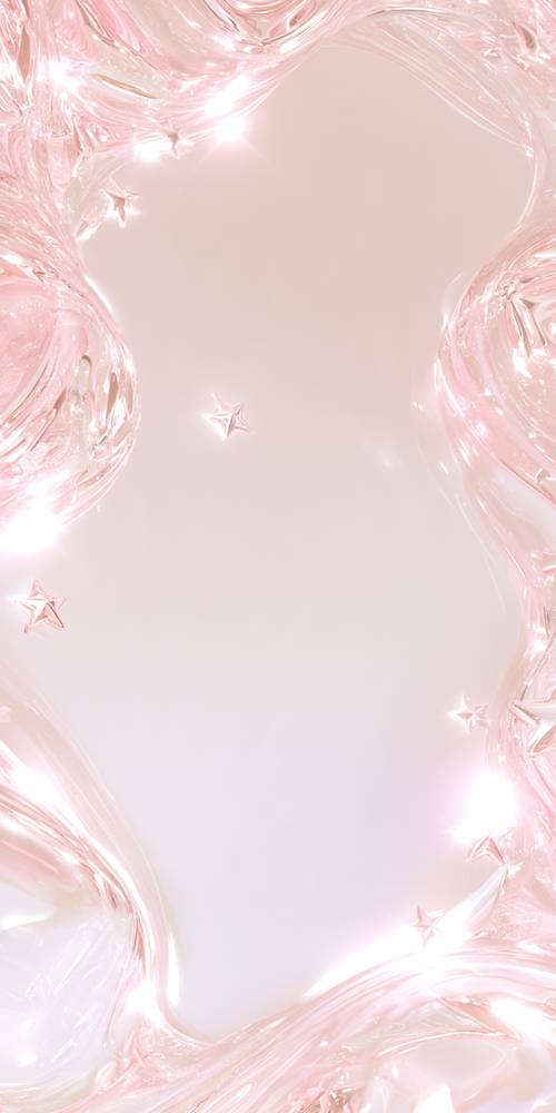 Estrelas cor-de-rosa cintilantes para a sua tela