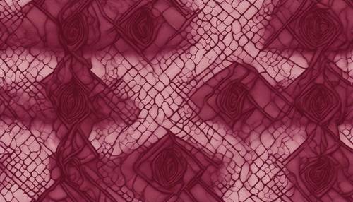 Seamless pattern of burgundy dyed fabric in sunlight.