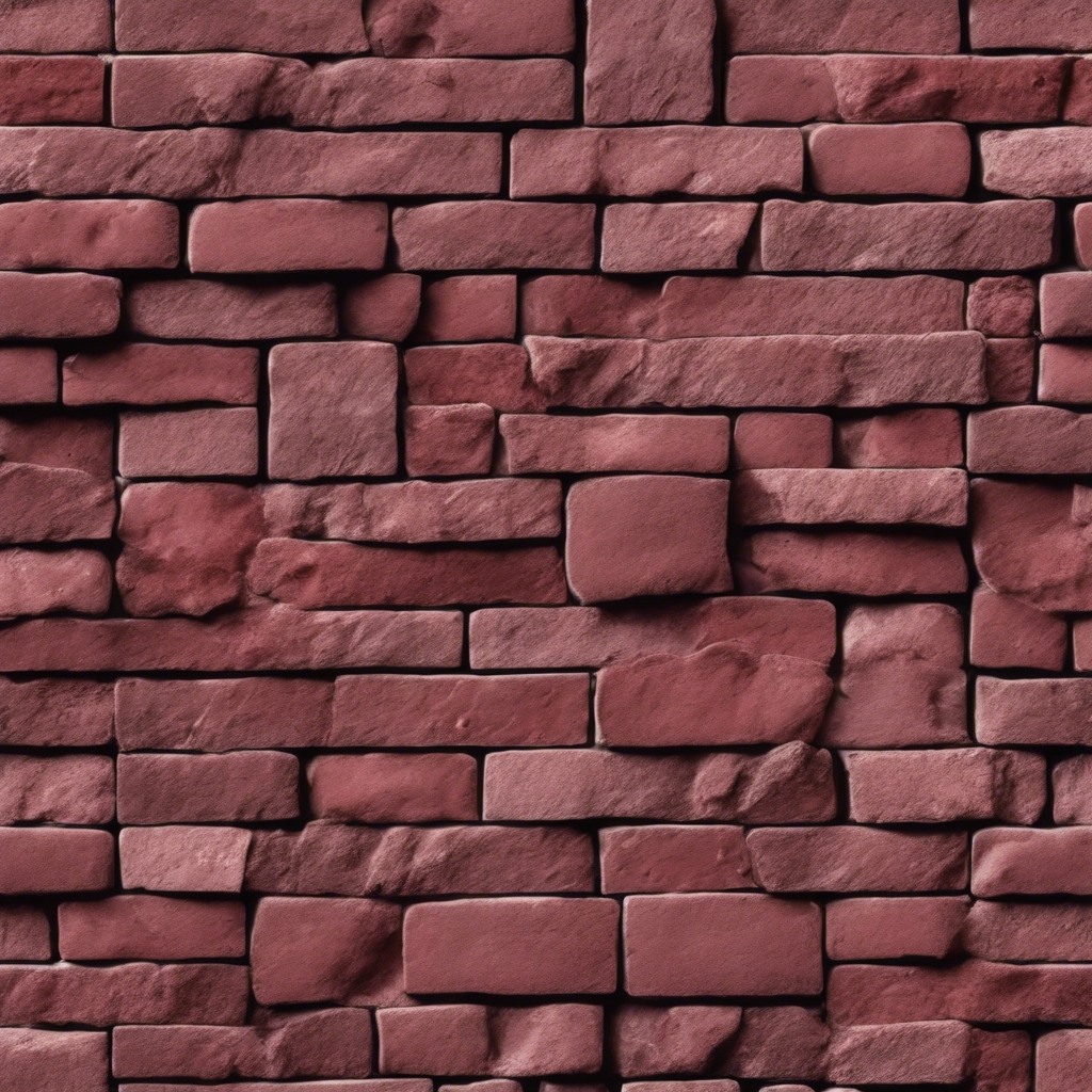 Pattern of large burgundy bricks with rough texture Wallpaper[2b9a98c7d5a2499fb5d0]