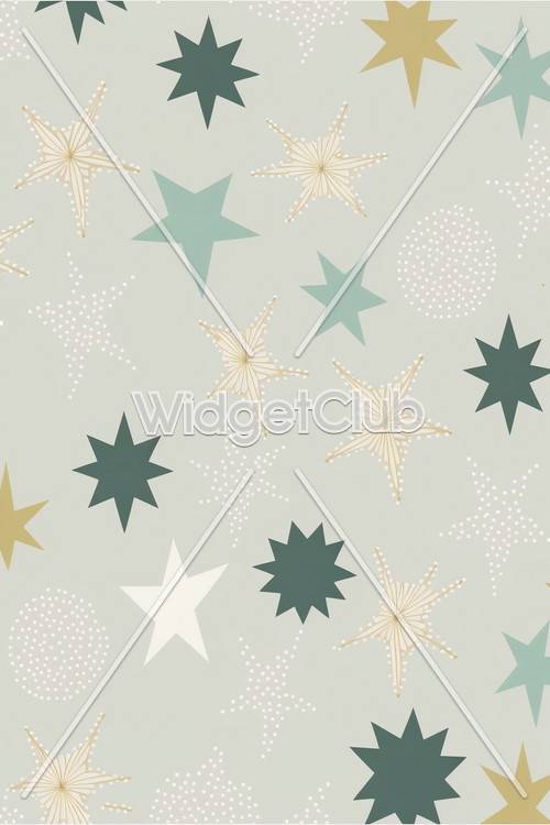 Stars and Dots Pattern for Your Screen Wallpaper[4ba0bd383479421ab653]