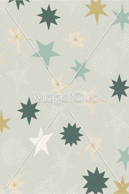 Stars and Dots Pattern for Your Screen