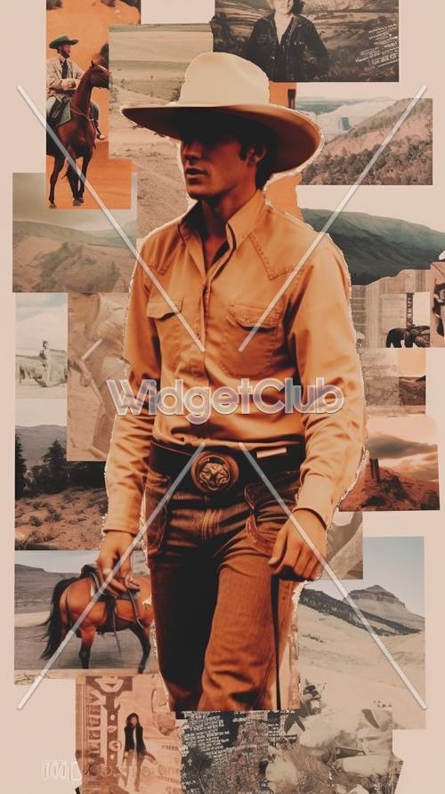 Western Cowboy Adventure کاغذ دیواری[70e681fc33764bc9af89]